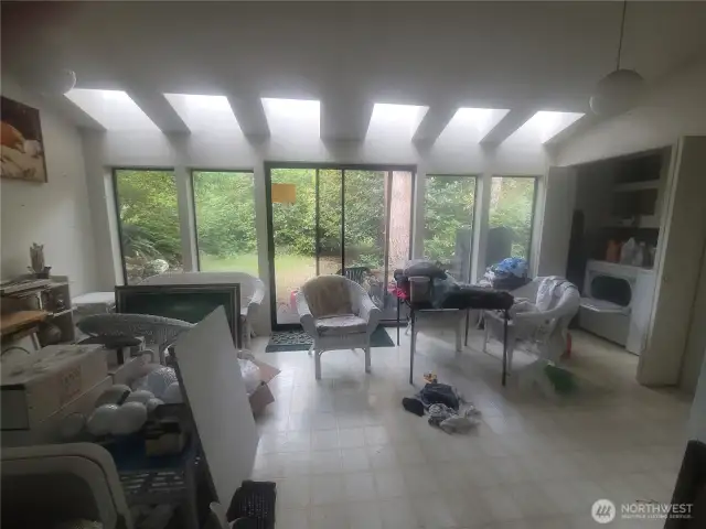 Nice sunroom area.