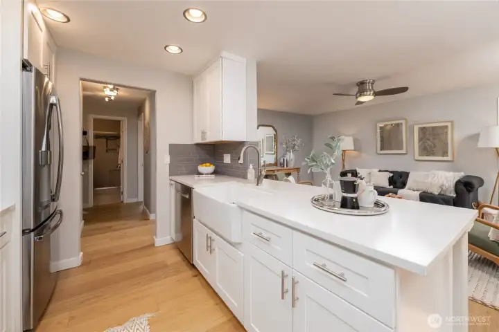 Open concept living space