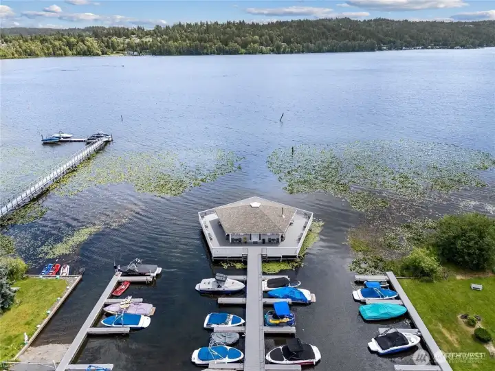 The over-water cabana is available for reservations
