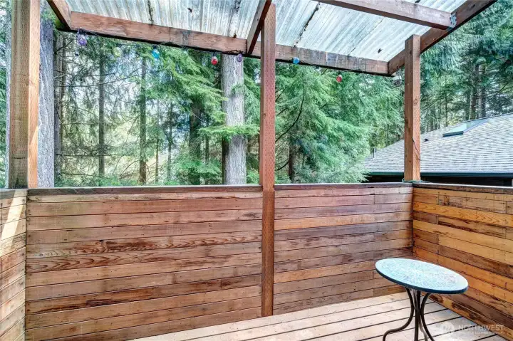 Private deck off primary.