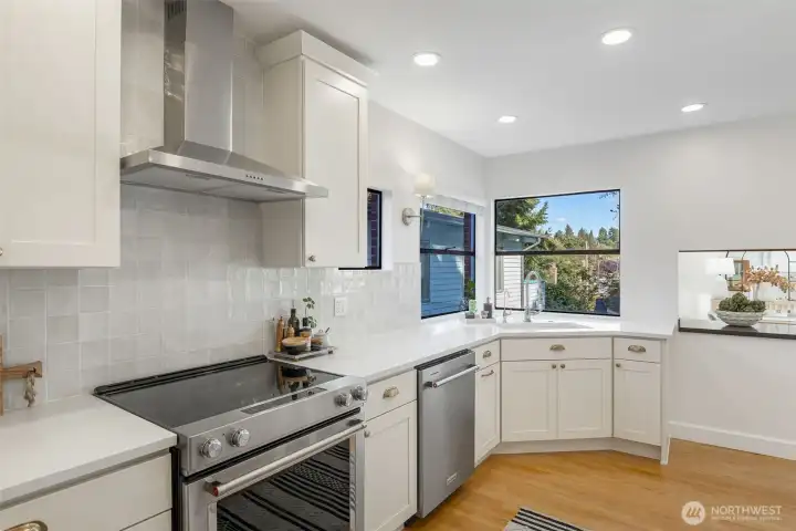Newly renovated kitchen.