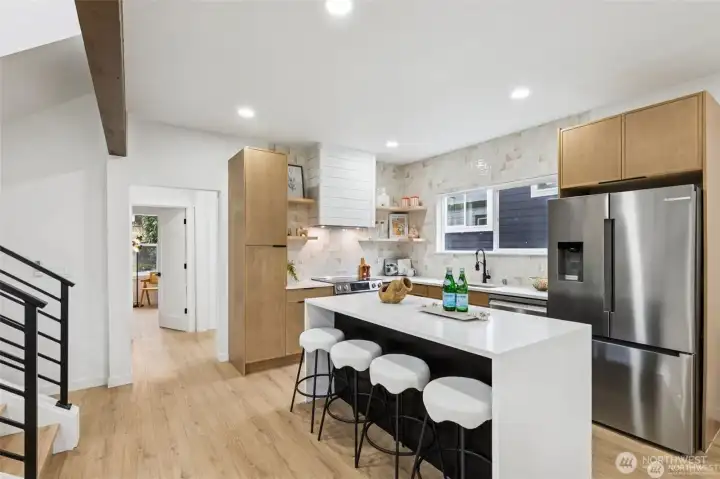 Upgraded Stainless Steel appliances. Big pantry.