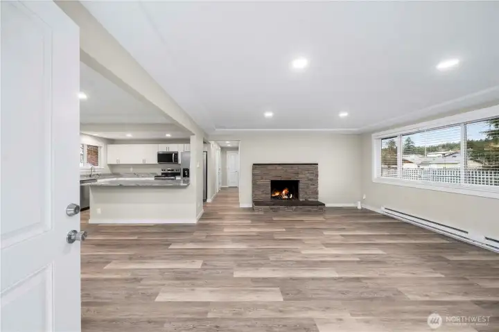 Enter into your main living space