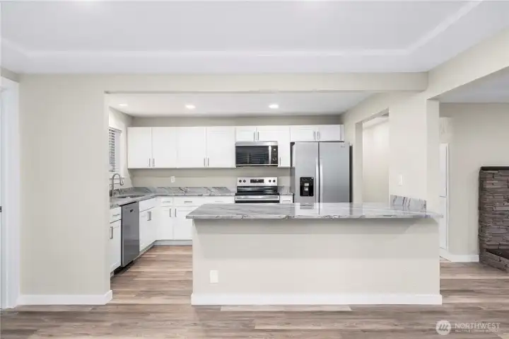 Fully remodeled kitchen
