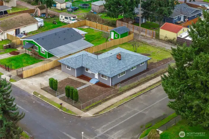 Want minimal neighbors? This corner lot is perfect!