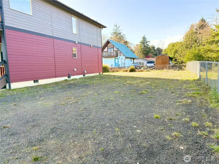 Room for RV with hook ups