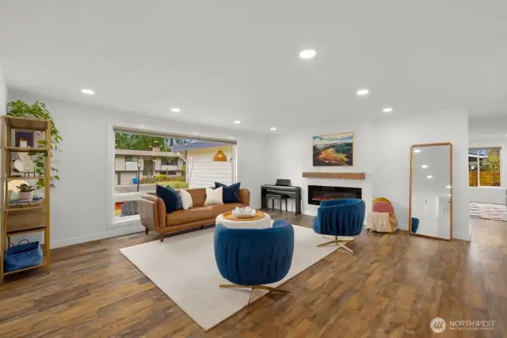 Oversized window brings in a ton of natural light