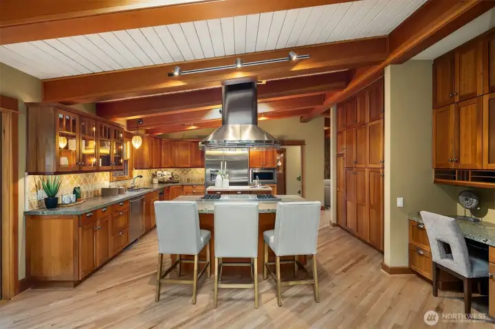 Large Chef's kitchen with tons of storage