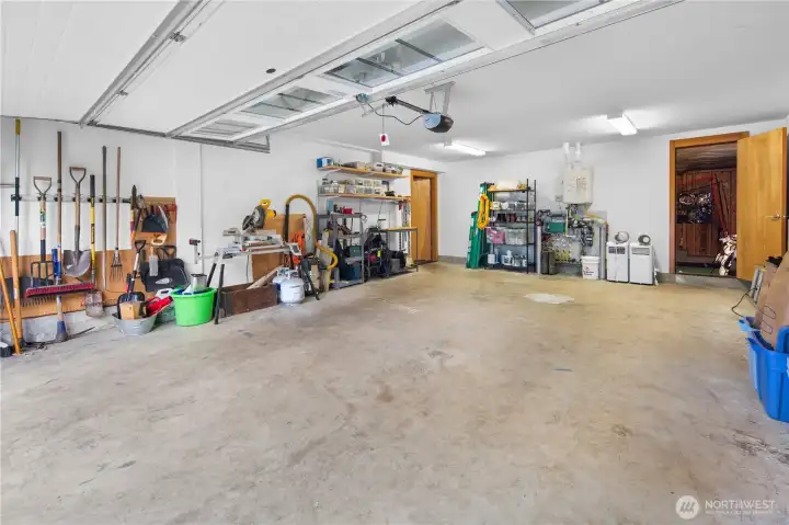 The attached two-car garage at the ground level features wall-mounted storage organization. The door on one side opens to the unfinished space for storage or expansion potential!javascript:__doPostBack('m_ucDetailsView$m_btnSave','')