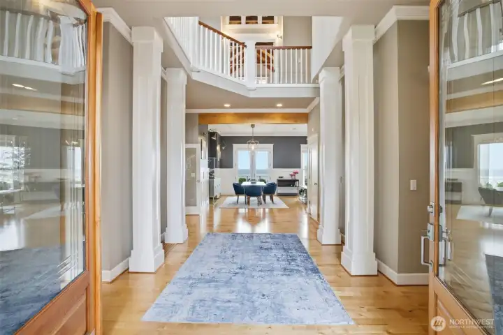 Airy, open, inviting.