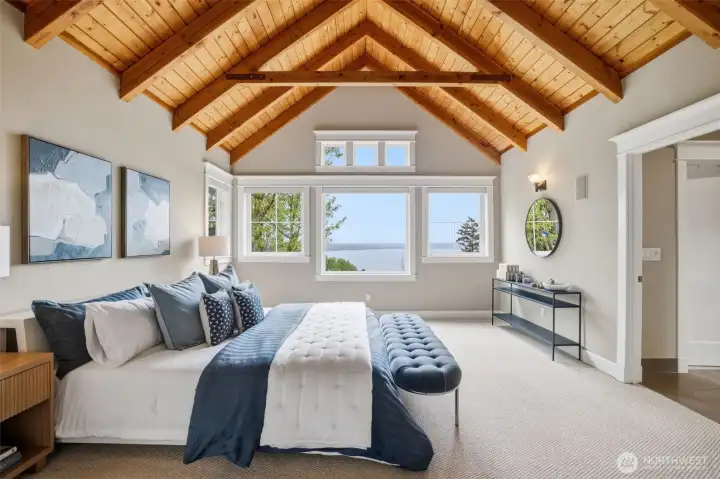 Primary suite facing west.