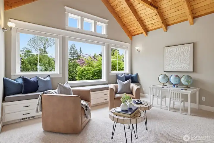 Flex space in between bedrooms.