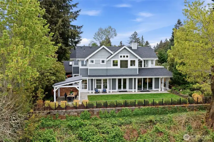 Perched in total privacy, serene and secluded.