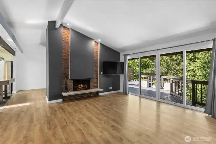 Direct access Deck from living room