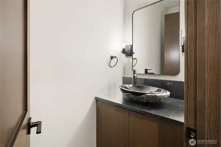 Main floor powder room Main floor powder room