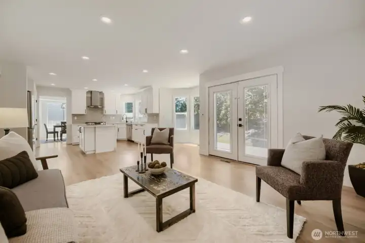 Open floor plan