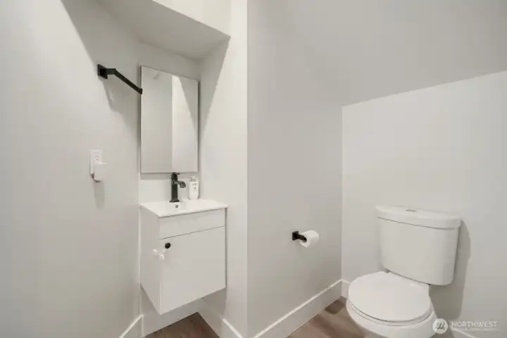 Half bath on main level