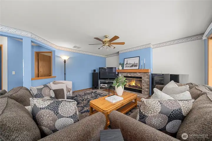 Gas fireplace
