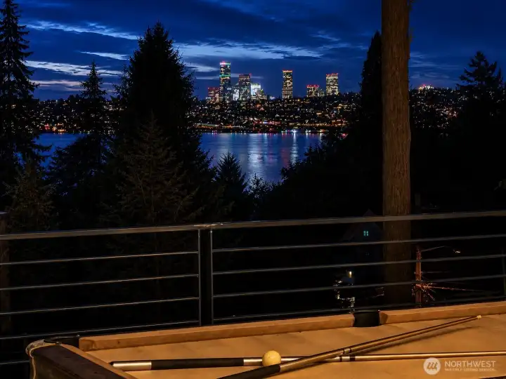 From the comfort of your private terrace, enjoy a front-row seat to one of the Eastside's most captivating evening panoramas