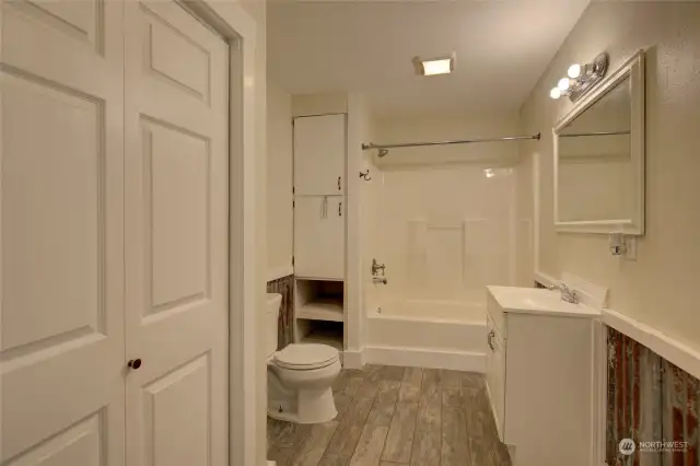 Full bath on main floor