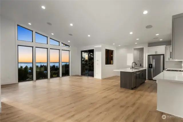 Open concept & layout, natural light with views from almost every room!