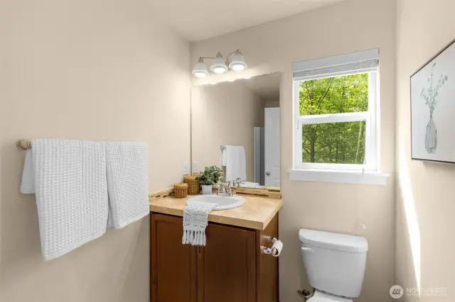 with adjacent ¾ bath