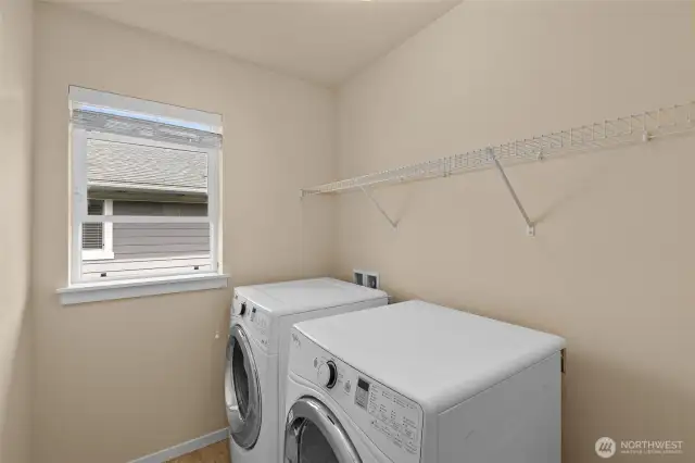 Upstairs laundry