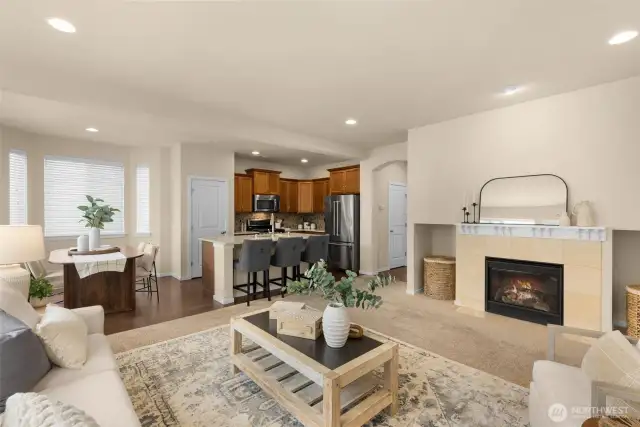Gas fireplace