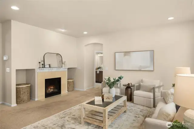 Cozy family room