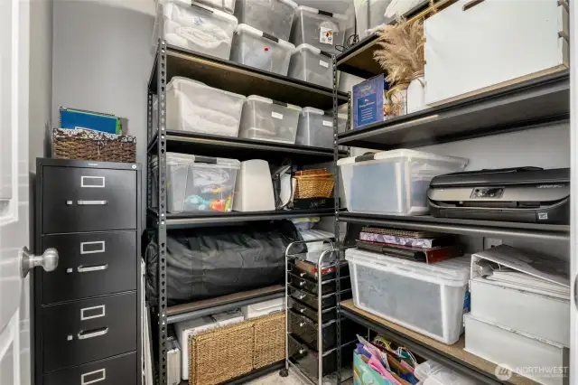 Upstairs Spacious Storage