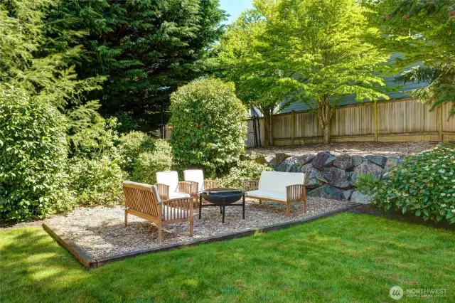 Backyard Fireplace