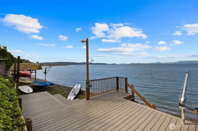 60' of Sandy Beach and Tidelands~