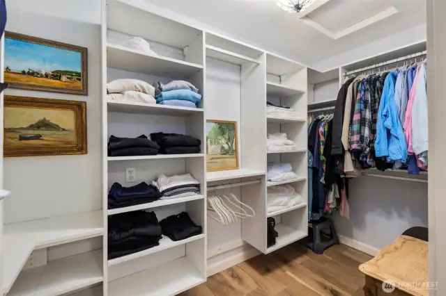 Walk-in w/ Custom CA Closets~