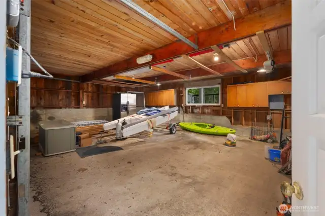 Garage is Large and Ready for Projects or Parking~