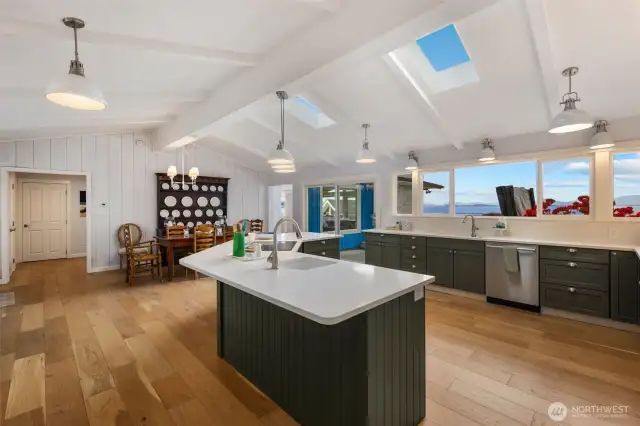 Open "Cape Cod" Beams and Bright Architecture~