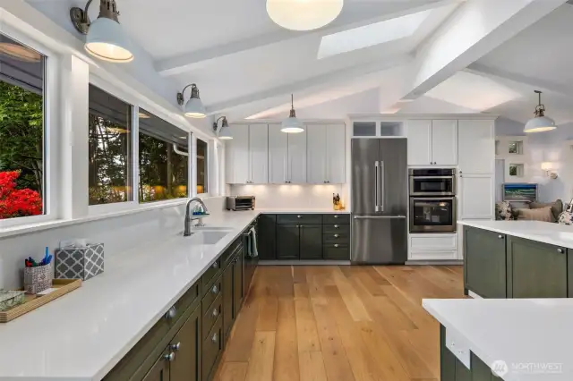 Wide Plank Floors and Zone Lighting~