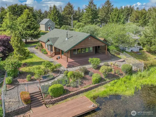 Set on a scenic canal with 83 feet of waterfront and a 26x11 fixed dock, this beautiful home is your gateway to adventure—launch your boat, cast a line, or grab your paddleboard and explore the open water!"