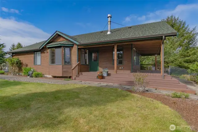 Charming front view of the home, exuding a lovely and peaceful ambiance.