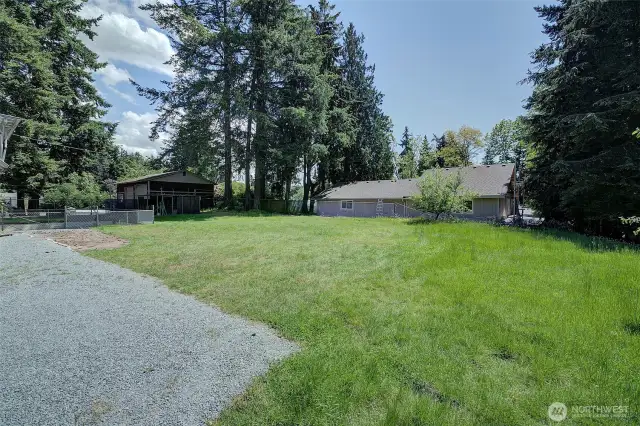 Shy .4 acre, level site is 2 minutes to freeway. Getting downtown will be a breeze!