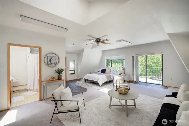Here you see the main area of the Studio Apartment