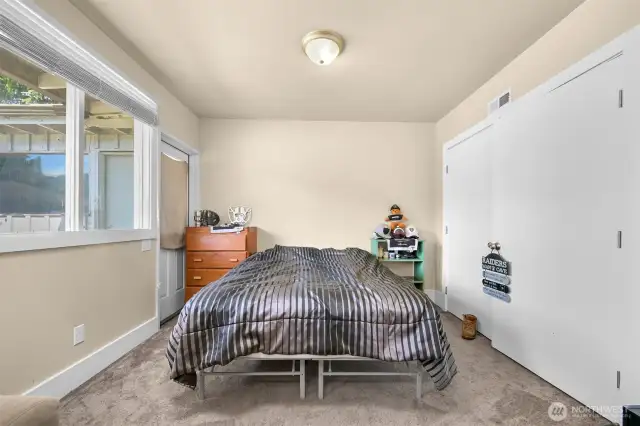 downstairs primary bedroom