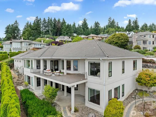 Stunning Rear view of the property