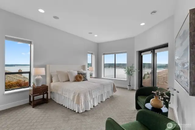 Primary Bedroom Suite at the Main Level