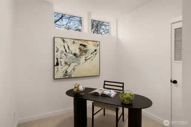 Office / flex space with a utility closet.