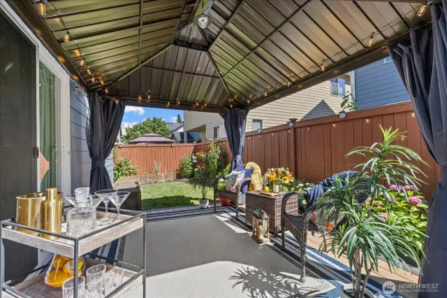 Gazebo just added to the house