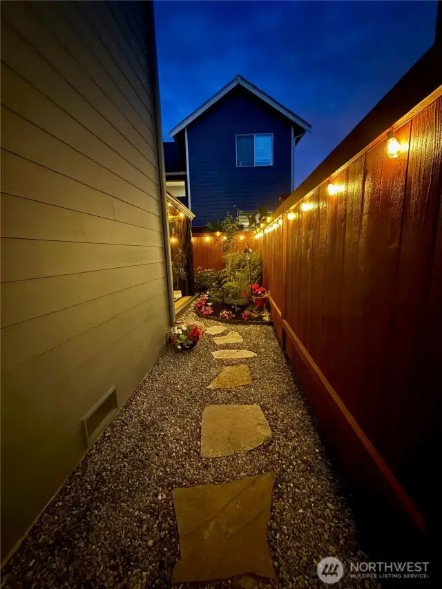 Side path around house