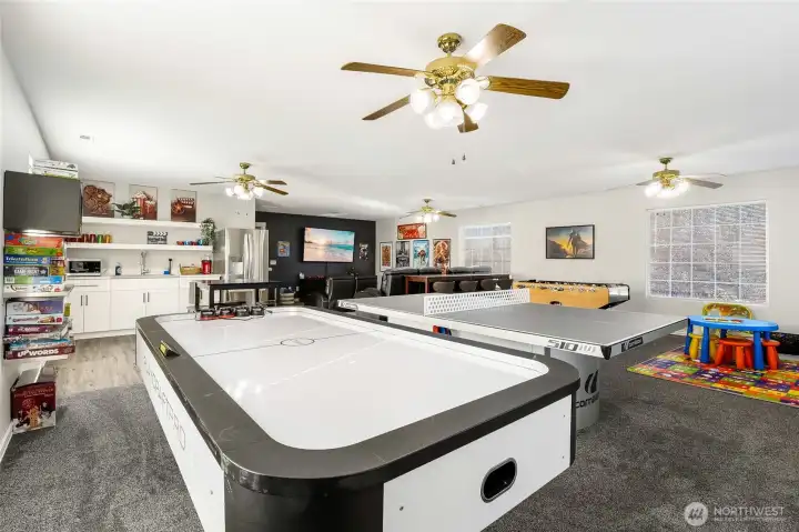 So much room for entertaining or play.