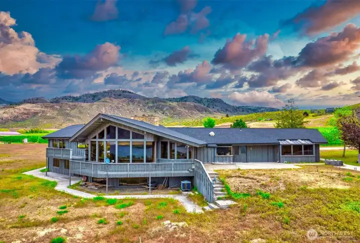 Over 4,600 square feet of living space on 10 private acres