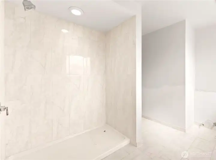 3/4 Guest Bathroom in daylight basement