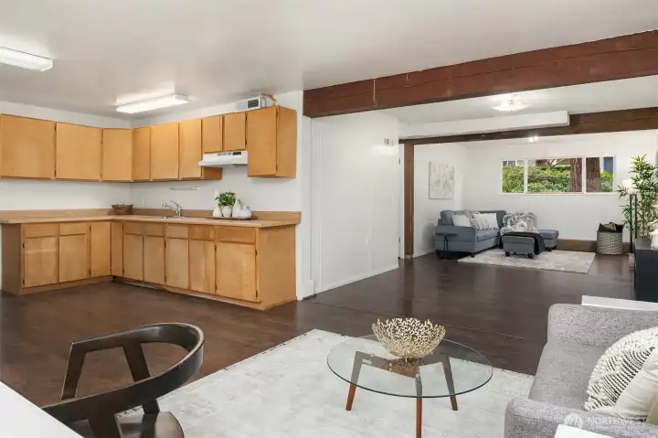 Versatile lower level! A home daycare used to operate out of here.